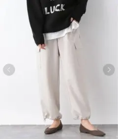 p*o様 GLOBAL WORK ベージュ カーゴパンツ Lサイズ