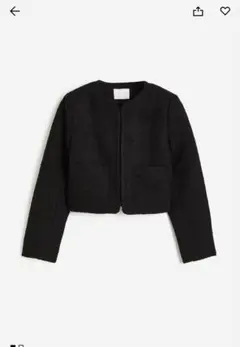H&M ブークレジャケット黒　完売品