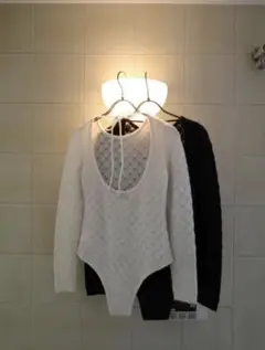 ROSARYMOON Back Open Crochet Leotardのサムネイル