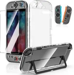 Switch2 保護フィルム ケース セット 2025 ガラスフィルム クリア