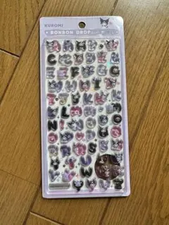 クロミ ボンボンドロップシール　文字