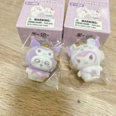 ちいかわ　サンリオ　フロッキーマスコットチャーム　クロミ　モモンガ