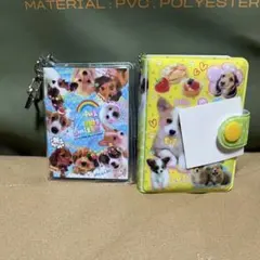 平成レトロファンシー　ミニシールバインダー&ミニブック　仔犬