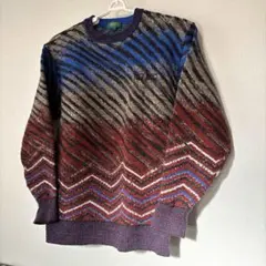 美品‼️✨【KENZO GOLF】ケンゾーゴルフ ロゴ入りタイガー柄ニットセーター