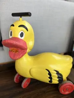 極美品 希少 TKK 昭和レトロ 玩具 ひよこ プルトイ 当時物 完動品