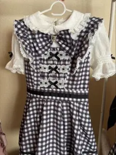 LIZLISA ギンガムチェックツイードセットアップ