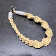 スマホハンドストラップ　マクラメストラップ