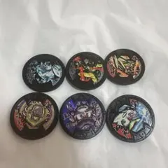 妖怪ウォッチ 黒メダル 6枚