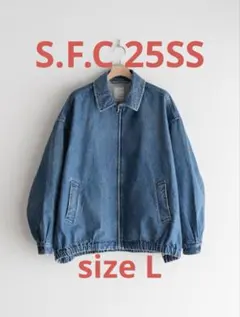 S.F.C 25SSエスエフシーWASHED DENIM JACKET L - メルカリ