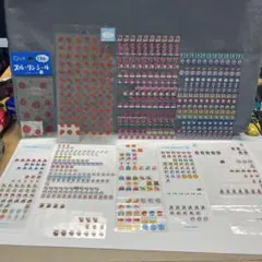 レトロ クリアシール セット ドラえもん等