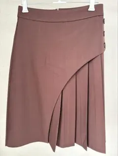 AS KNOW AS PINKY 膝丈 プリーツスカート