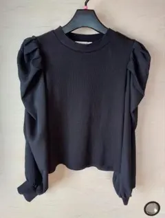 RETRO GALLERY ブラック長袖トップス