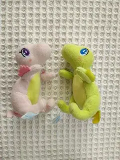 ドラえもん　のび太と新恐竜　キュー　ミュー　ぬいぐるみ2体セット