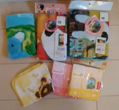 新品　キャラクタータオル　色々まとめ売り　6枚セット