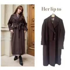 herlipto Capucines Long River Coat コート Sのサムネイル