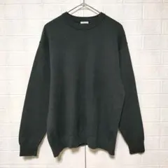GU　(M)　メンズ スウェットライク クルーネックセーターのサムネイル