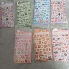 ボンボンドロップシール　7枚 動物まとめ売り。 海外製品です。 中固いです。