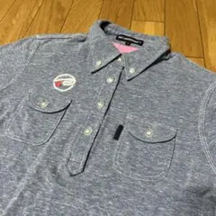 rosasen ロサーセン 半袖シャツ ブルー Lのサムネイル