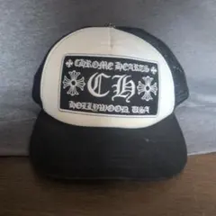 CHROME HEARTS メッシュキャップ CH ホワイト×ブラックのサムネイル