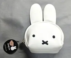 《新品・未使用》miffy ミッフィー フェイスポーチ　ホワイトのサムネイル
