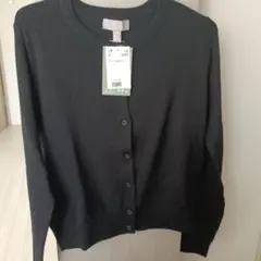 H&M 　長袖カーディガン　ブラック　 S