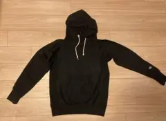 Champion フード付き ブラックパーカー