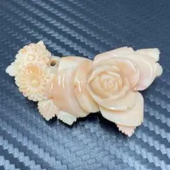 大型 天然石 マダガスカル産ローズクォーツ 牡丹の置物約1.7kg - メルカリ