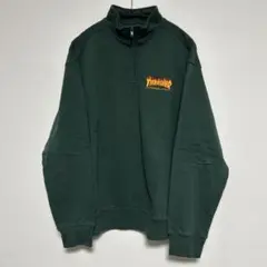 スラッシャー THRASHER ハーフジップ グリーン Ｍサイズのサムネイル