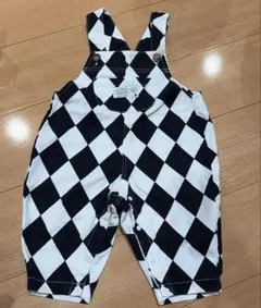 BREEZE チェック柄オーバーオール サイズ80 ブリーズサロペット80