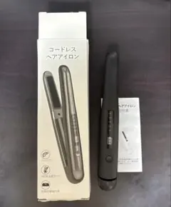 コードレスヘアアイロン 5段階温度設定【充電不良】