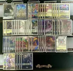 黒イムデッキ　フルパラ　ワンピースカード