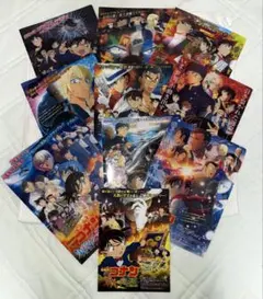 劇場版コナンのクリアファイル　缶バッヂとキーホルダー　セブンイレブン限定ファイル