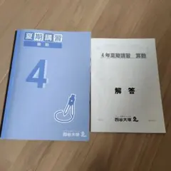 2026年最新】四谷大塚 夏期講習 4年の人気アイテム - メルカリ