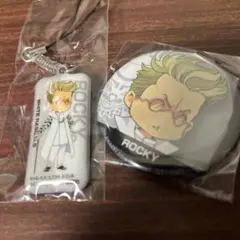 ROCKY 黒木啓司 缶バッジ スマホクリーナー セット