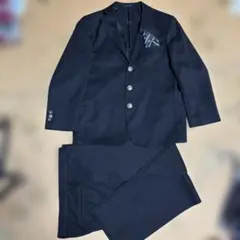 美品　子供用スーツ上下・ワイシャツ・ネクタイセット　ブラック