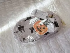 【新品未使用】gelato pique 猫柄グレー系ポーチ ジェラピケ