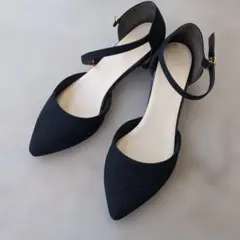 velikoko ネイビー色のパンプス26cm