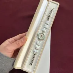 動作未確認　レア　珍品　ハローキティ ブレスレット型　腕時計 平成レトロ