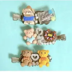 No. 19 ホイップヘアピン　 ホイップデコ ヘアピン ３個セット