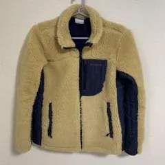 Columbia フリースジャケット L ベージュ・ネイビー