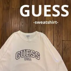 【GUESS ゲス】USA ビッグロゴスウェット トレーナー　XL