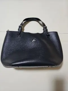 Kitamura　キタムラ　レザーハンドバッグ