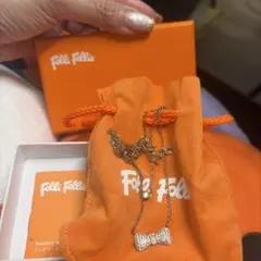 Folli Follie リボン ネックレス ゴールドカラー 925のサムネイル