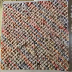 ハンドメイド かぎ針編み マルチカラー ブランケット