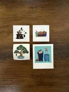 グラニフ キラキラシール 4枚セット ノベルティ | Mercari