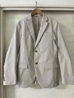 【Sサイズ】ユニクロ　感動ジャケット　テーラードジャケット　ベージュ