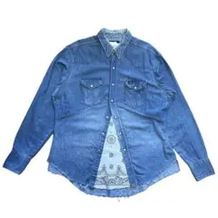 デニムシャツ OLD PARK オールドパーク wrangler 再構築 古着のサムネイル