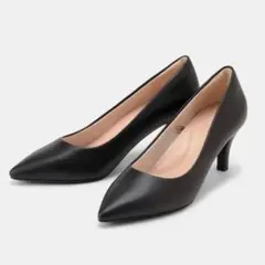 PLST パンプス 黒 ヒールのサムネイル
