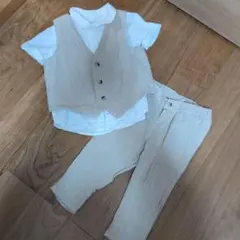 H&M フォーマル ベストとパンツセット 12M