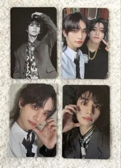 【4枚セット】 ヒョンジン straykids HOP アコーディオン トレカ